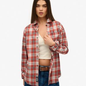 Oversized Vintage Check Shirt