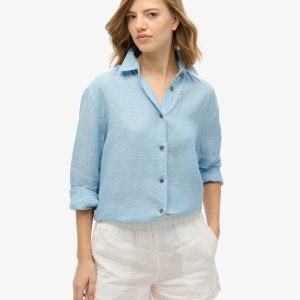 Casual Linen Boyfriend Shirt
