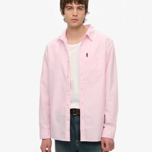 Cotton Long Sleeve Oxford Shirt