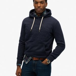 Embossed Graphic Hoodie