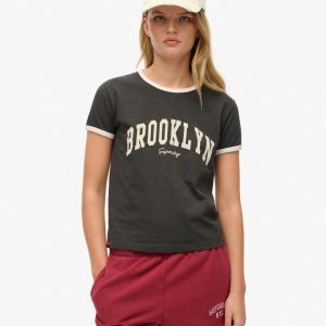 Athletic Essential Ringer Fitted T-Shirt