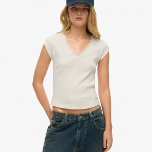 Essential Lace Trim Top