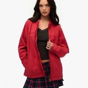 Oversized Classic Harrington Jacket