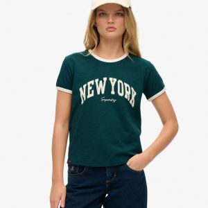 Athletic Essential Ringer Fitted T-Shirt