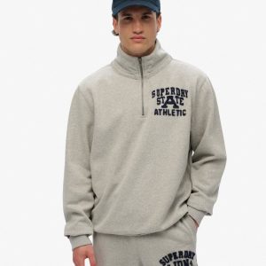 Vintage Athletic Half Zip Jumper