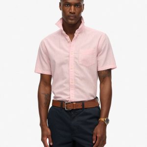 City Cotton Linen Short Sleeve Shirt
