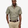 City Cotton Linen Short Sleeve Shirt