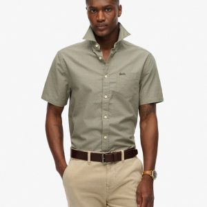 City Cotton Linen Short Sleeve Shirt