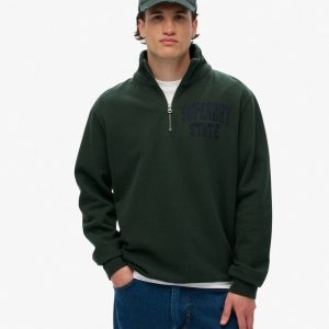 Vintage Athletic Half Zip Jumper