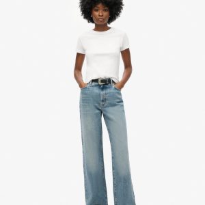 Organic Cotton Wide Leg Jeans