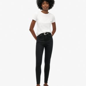 Organic Cotton High Rise Skinny Denim Jeans