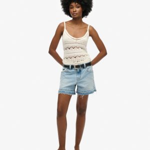 Mid Rise Cut Off Shorts