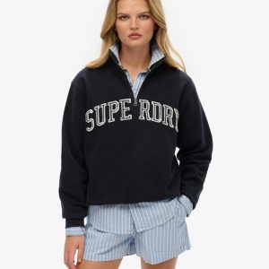 Athletic Essentials Applique Half Zip Sweatshirt