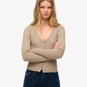 Essential Button Long Sleeve Top