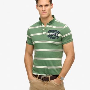 Vintage Athletic Jersey Polo Shirt