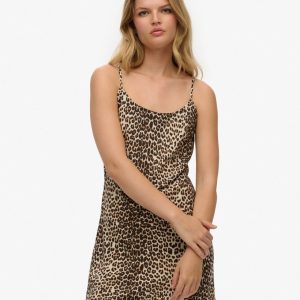 Bias Cut Mini Slip Dress