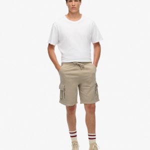 Contrast Stitch Cargo Shorts