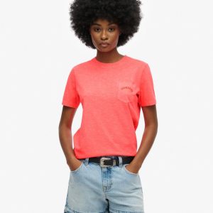 Essential Logo Garment Dye Pocket T-Shirt