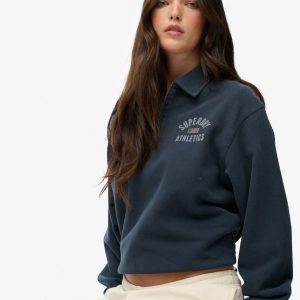 Athletic Collared Half Zip Jumper