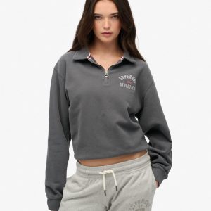 Athletic Collared Half Zip Jumper