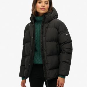 Hooded 5 Baffle Sports Puffer