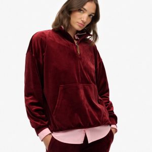 Country Club Velour Quarter Zip