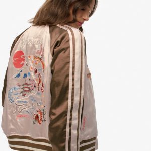 Suikajan Embroidered Bomber