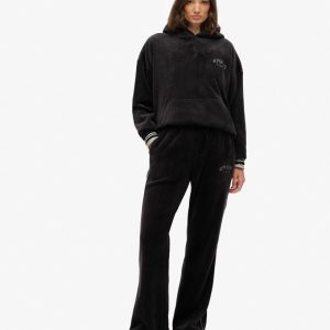 Country Club Velour Straight Joggers