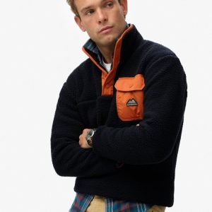 Fuji Fleece Half Popper Jumper