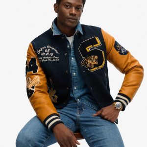 Vintage Patched Varsity Jkt