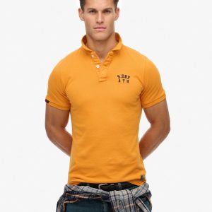 Vintage Athletic Embroidered Polo Shirt