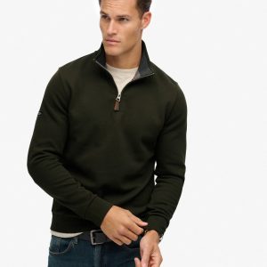 Core Pique Half Zip Sweatshirt