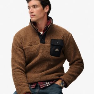 Fuji Fleece Half Popper Jumper