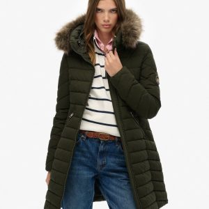Fuji Faux Fur Hood Mid Length