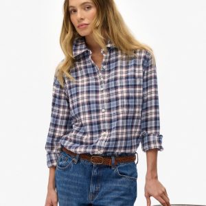 Check Flannel Boyfriend Shirt