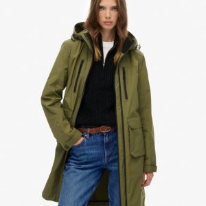 Hooded Longline Shell Parka