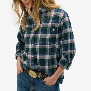 Check Flannel Boyfriend Shirt