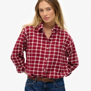 Check Flannel Boyfriend Shirt