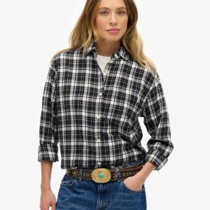Check Flannel Boyfriend Shirt