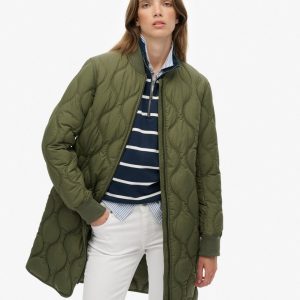 Longline Quilted Liner Jacket
