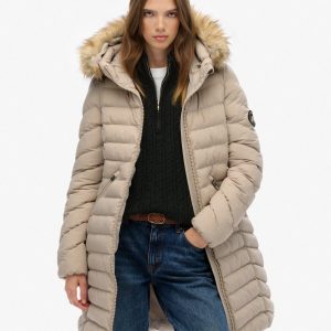 Fuji Faux Fur Hood Mid Length