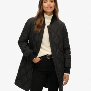 Longline Quilted Liner Jacket