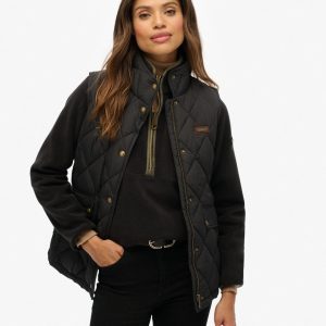 Cord Trimmed Liner Gilet