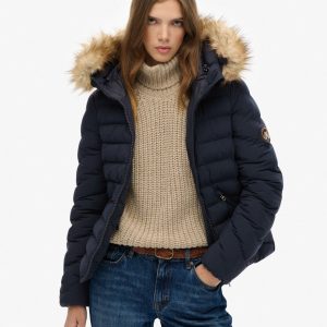 Fuji Faux Fur Hood Padded Jacket