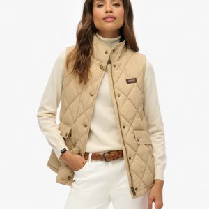 Cord Trimmed Liner Gilet