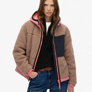 Vintage Hooded Sherpa Jacket