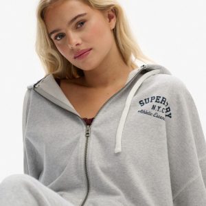 Athletic Essentials Oversized Zip Hoodie