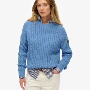 Slouchy Cable Knit Jumper