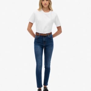 Organic Cotton High Rise Skinny Jeans