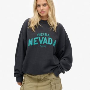 Outdoor Location Loose Crew Sweatshirt